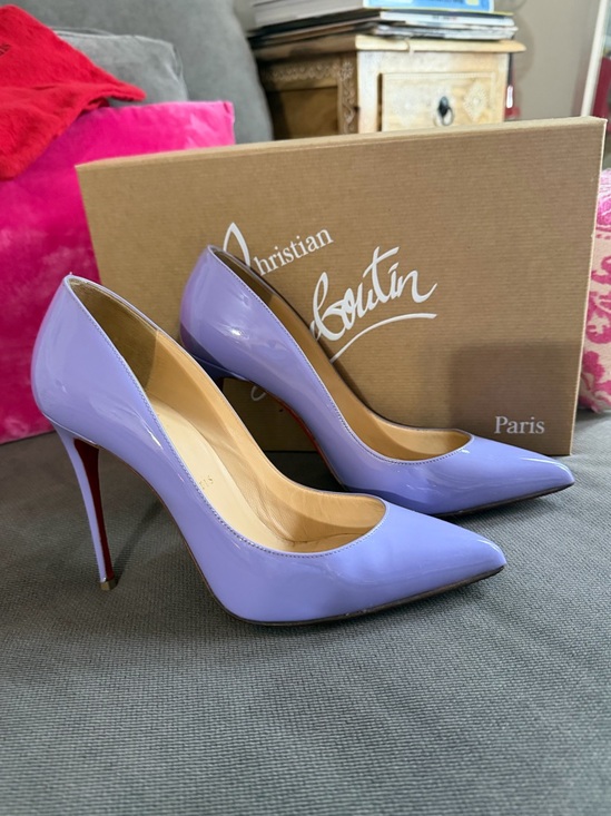 Christian Louboutin Shoes - Pigalle Follies 100 Patent (color hortensia)